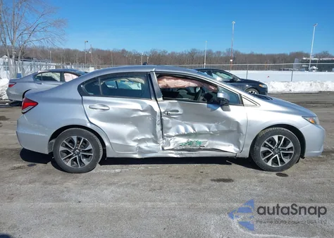 2015 Honda Civic Ex из США, поврежденный, VIN 19XFB2F85FE293410